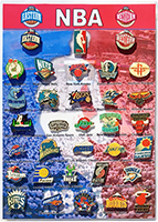 набор значков NBA